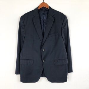 Cremieux Loro Piana Wool Blazer Navy Blue Single Breasted Size‎ 42S Denver CT
